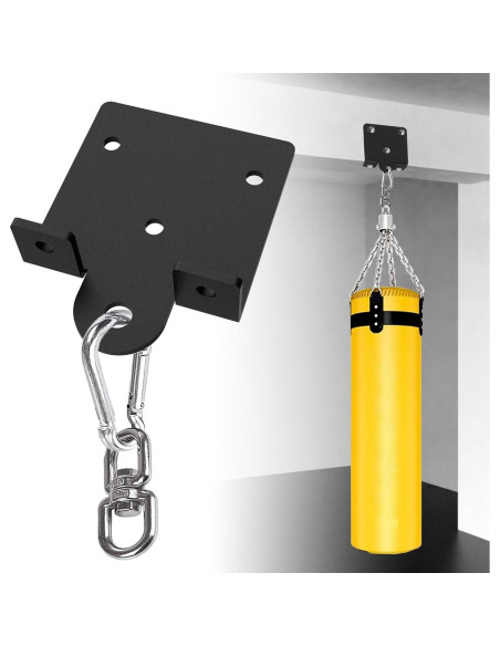 Soporte para Saco de Boxeo Homydom 158 kg Acero Negro