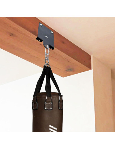 Soporte para Saco de Boxeo Homydom 158 kg Acero Negro