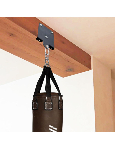 Soporte para Saco de Boxeo Homydom 158 kg Acero Negro