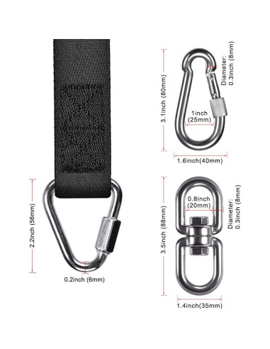 Soporte para Saco de Boxeo Dolibest con Correa Ajustable 1000 lbs
