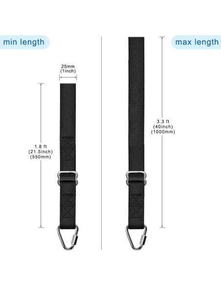 Soporte para Saco de Boxeo Dolibest con Correa Ajustable 1000 lbs