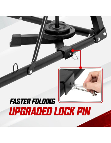 Soporte de Bolsa Pesada Plegable Yes4All 68 kg Ajustable