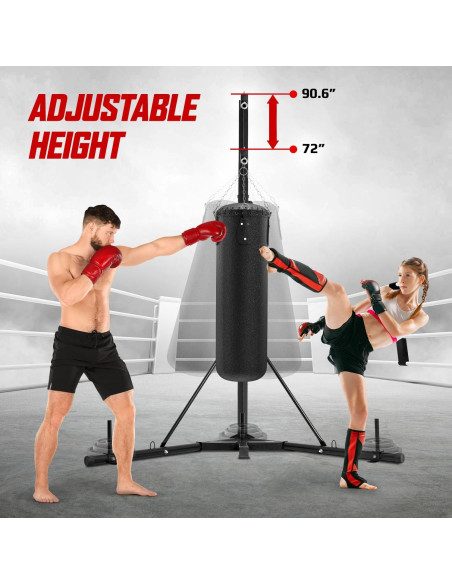 Soporte de Bolsa Pesada Plegable Yes4All 68 kg Ajustable