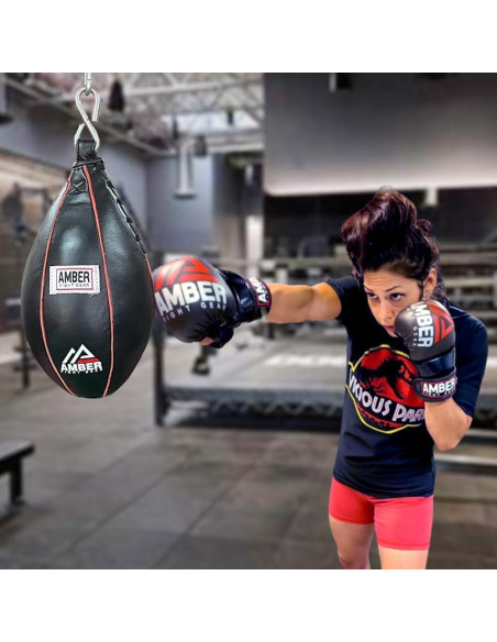 Bola de Maíz Amber Fight Gear para Boxeo y Kickboxing 5" x 9"