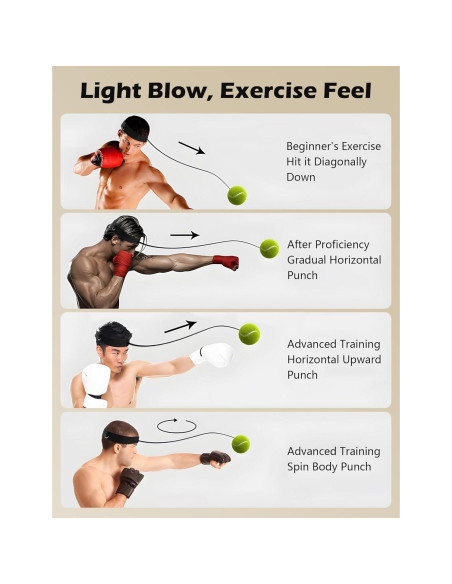 Bola de Reflexión de Boxeo Olook Verde con Banda Ajustable