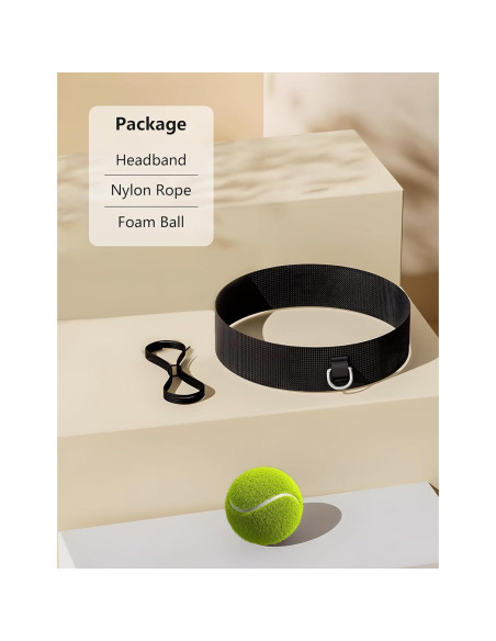 Bola de Reflexión de Boxeo Olook Verde con Banda Ajustable