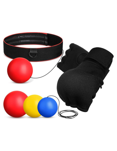 Juego de Boxeo WinnerWhy SHQ1785 con 3 Pelotas y Guantes