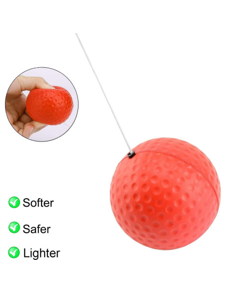 Bola de Boxeo Reflex Stolife con Banda - Entrenamiento Agilidad 2 Pzas