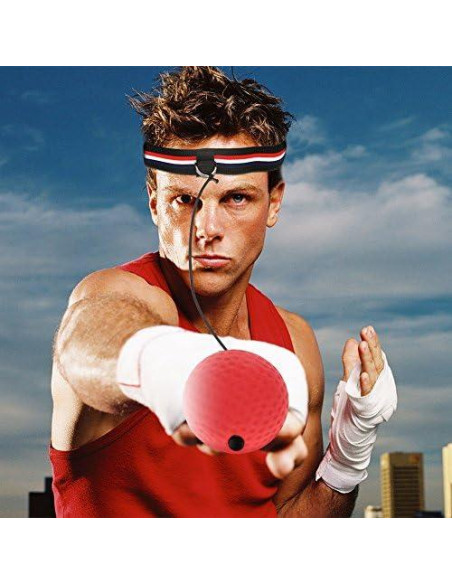 Bola de Reflexión de Boxeo Alomejor con Banda Elástica 6.3cm