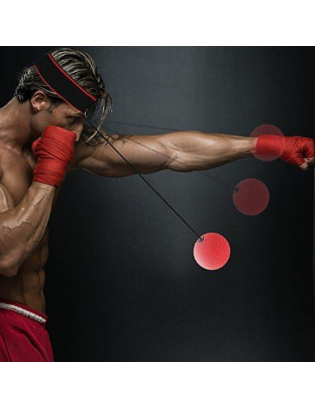 Bola de Reflexión de Boxeo Alomejor con Banda Elástica 6.3cm
