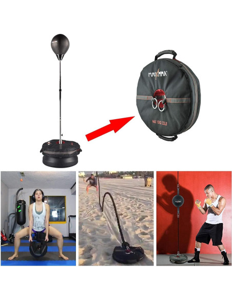 Bolsa de Reflexión Ajustable MaxxMMA + Bolsa de Peso 15kg