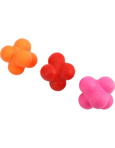 Pelotas de Reacción de Caucho Yaegoo - 6 Piezas para Entrenamiento