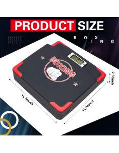Probador de Fuerza de Boxeo Hoteam Ajustable con Pantalla LED 2