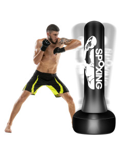 Saco de Boxeo Vobab 178 cm con Soporte Plegable para Adultos