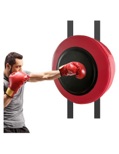 Almohadilla de Boxeo en Pared YCJYZLF 30x30cm Rojo