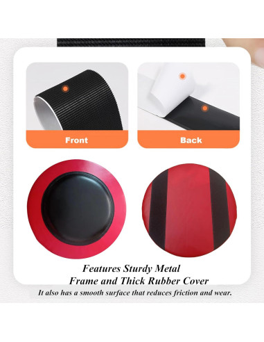 Almohadilla de Boxeo en Pared YCJYZLF 30x30cm Rojo