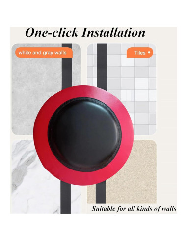 Almohadilla de Boxeo en Pared YCJYZLF 30x30cm Rojo