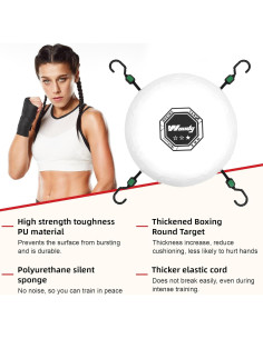 Saco de Boxeo de Puerta WOUDY Ajustable 33 cm para Fitness 2