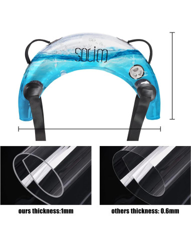 Bolsa de Agua con Pesas Solim 1.1kg para Entrenamiento en Casa