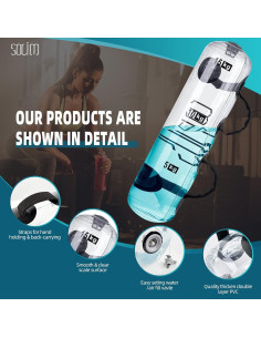 Bolsa de Agua con Pesas Solim 15 KG para Entrenamiento de Fuerza 2
