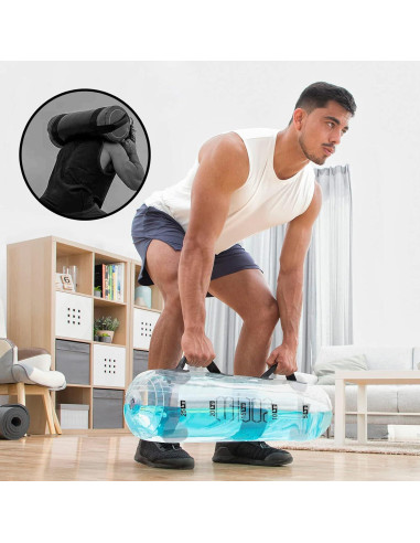 Bolsa de Agua con Pesas Solim 15 KG para Entrenamiento de Fuerza