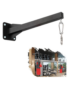 Soporte de Pared para Saco de Boxeo KSWLOR 362 kg Negro
