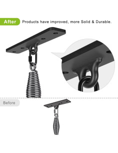 Soporte para Bolsa Pesada Dolibest con Resorte y Mosquetones 2