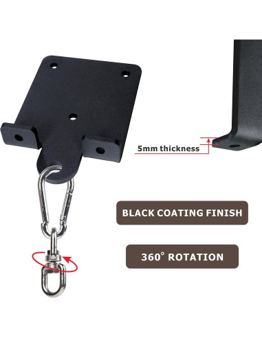 Soporte para Bolsa de Boxeo KSWLOR Montaje en Pared 272kg