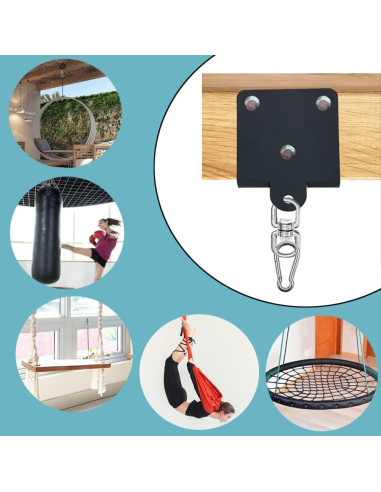 Soporte para Bolsa de Boxeo KSWLOR Montaje en Pared 272kg