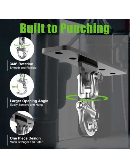 Soporte para Saco de Boxeo Eapele, Resistente hasta 272 kg