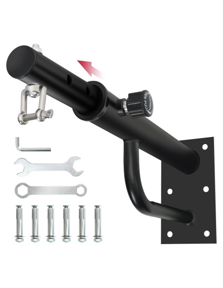 Soporte de bolsa pesada Powerfeng ajustable 43-66 cm 363 kg