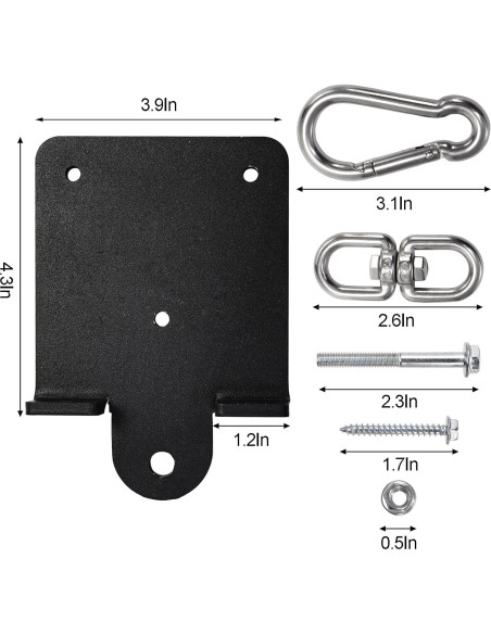 Soporte para Bolsa Pesada WUWEOT con Rotación 360 - Acero Resistente
