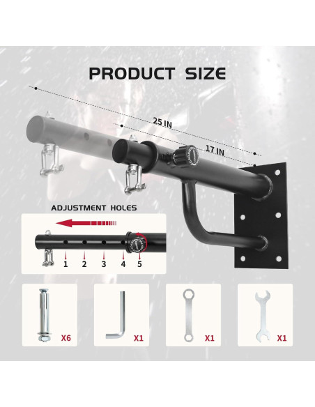 Soporte de bolsa pesada Powerfeng ajustable 43-66 cm 363 kg