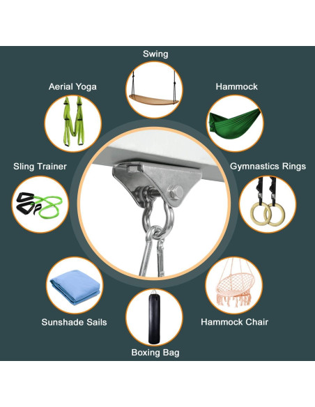 Soporte para Saco de Boxeo Yes4All E3SK, Acero Inoxidable 180