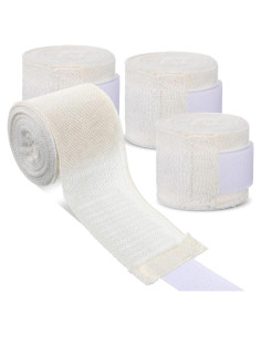 4 Vendajes de Gasa para Boxeo RoundFunny 500 cm Unisex