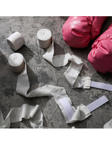 4 Vendajes de Gasa para Boxeo RoundFunny 500 cm Unisex