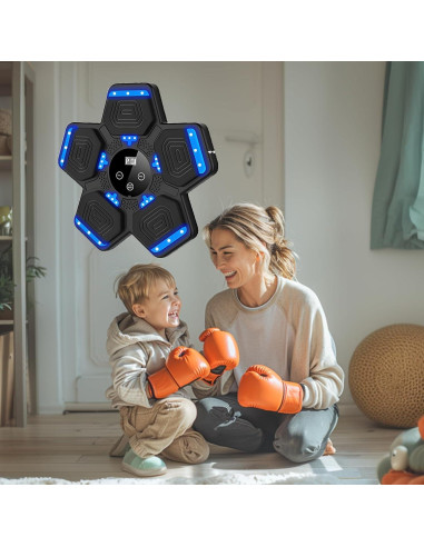 Máquina de Boxeo Musical 2025 QJ22 con Bluetooth y Guantes