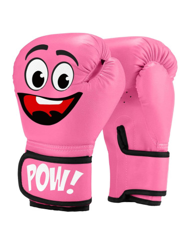 Guantes de Boxeo YORWHIN 4Oz para Niños 3-8 Años Rosa