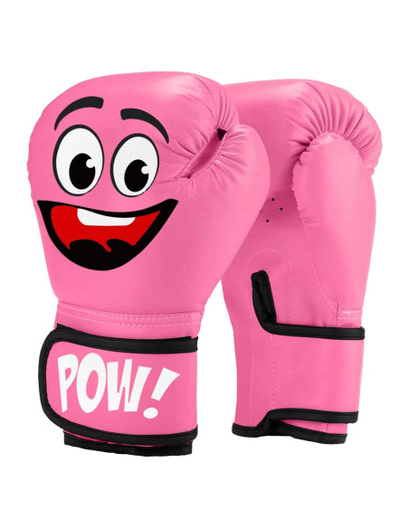 Guantes de Boxeo YORWHIN 4Oz para Niños 3-8 Años Rosa