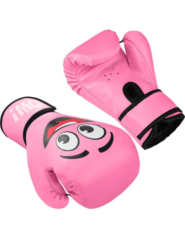 Guantes de Boxeo YORWHIN 4Oz para Niños 3-8 Años Rosa