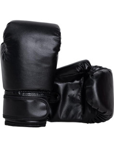 Guantes de Boxeo HLIN para Niños Sparring Negro 0.02 kg 2