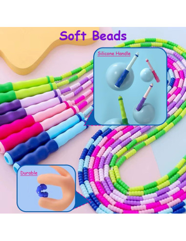 Cuerda de Saltar Ajustable TYSISKNO para Niños y Adultos