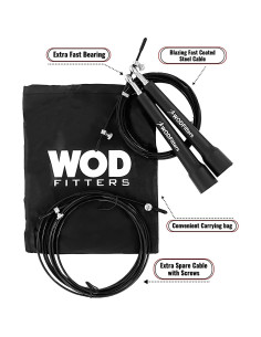 Cuerda de Salto WODFitters Ajustable Doble Bajo 3m - Velocidad 2