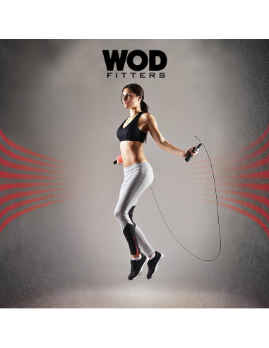 Cuerda de Salto WODFitters Ajustable Doble Bajo 3m - Velocidad