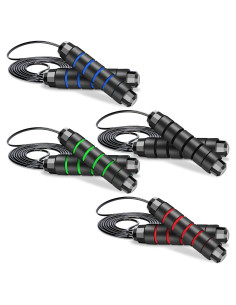 Cuerda de Salto Ajustable Hungdao 4 Pcs 2.72m Fitness