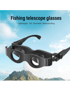 Gafas Binoculares para Pesca Dpofirs 3X Amarillo Polarizado 2