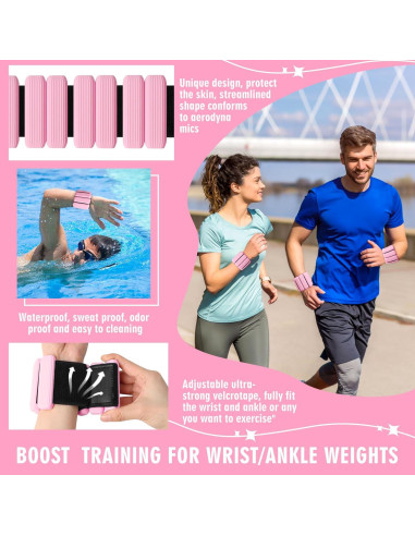 Conjunto de Pesas Ajustables para Muñeca Teikugv 0.91 kg