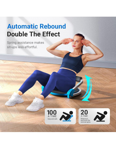 Máquina de Abdominales MERACH MR-2445 con 3 Resistencias