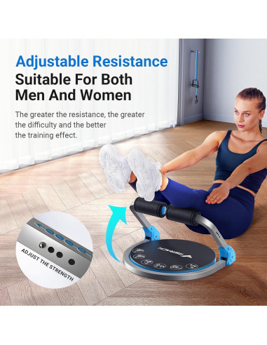 Máquina de Abdominales MERACH MR-2445 con 3 Resistencias