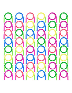 Cuerdas para Saltar Coloridas Aneco 48 Piezas 2.24m Ajustables